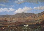 Enoch Wood Perry, Jr. Kualoa Ranch, Oahu oil painting reproduction